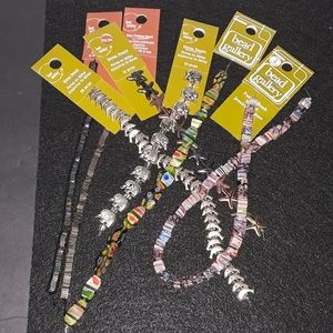 Beads, Semi-Precious Stone, Metal & Glass Bead Strands (7) - Bead Gallery - NWT